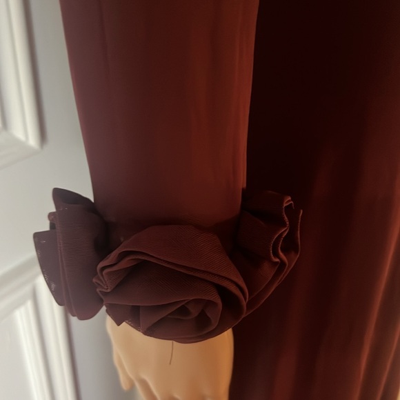 AFRM Kenta Dress in Color Fig - Picture 5 of 8